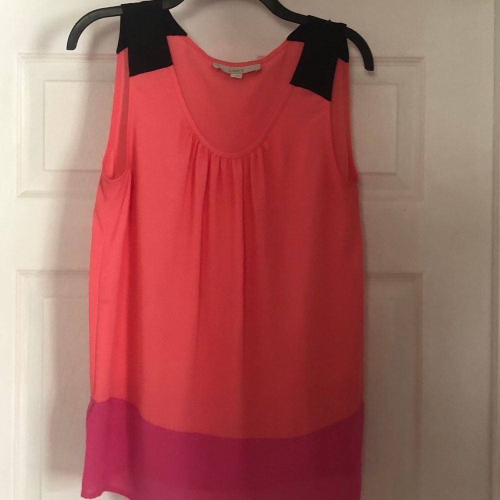 Top - pink, orange, black
